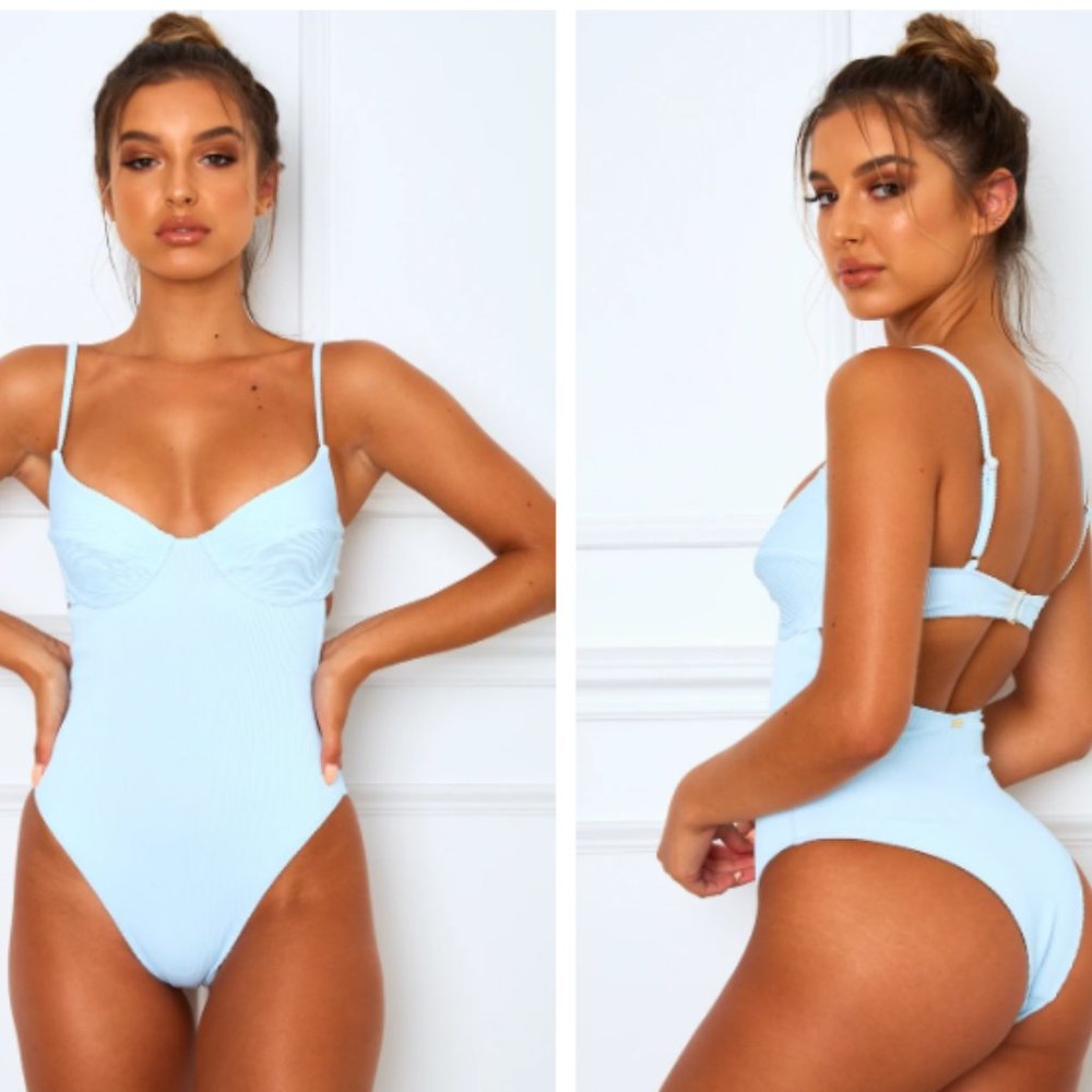 White Fox Sarah's Day Mermaid One Piece Swimsuit
